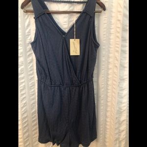 Blue Romper (Universal Thread) Sz M NWT